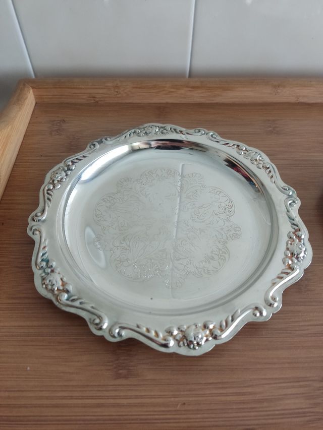 PIATTINI VINTAGE ARGENTATI