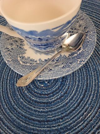 Cucharillas de café baño plata 