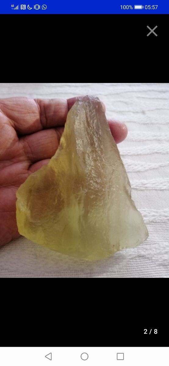 Vetro del deserto libico Gilf Kebir