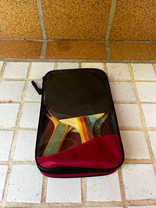 3 Palas Ping Pong + estuche