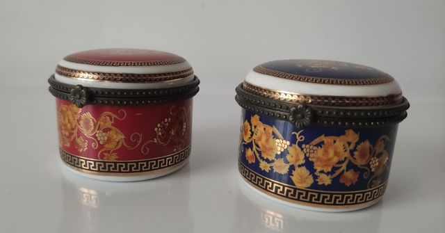 ANTIGUAS CAJITAS PORCELANA SAJONIA