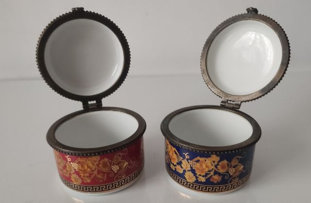 ANTIGUAS CAJITAS PORCELANA SAJONIA