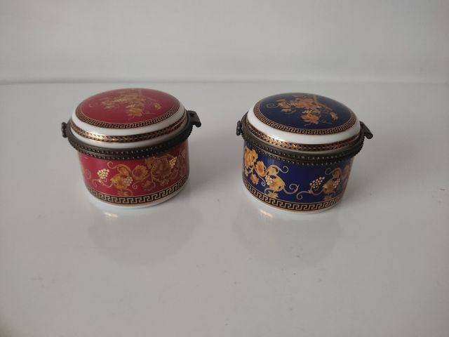 ANTIGUAS CAJITAS PORCELANA SAJONIA