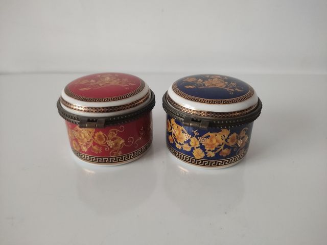 ANTIGUAS CAJITAS PORCELANA SAJONIA