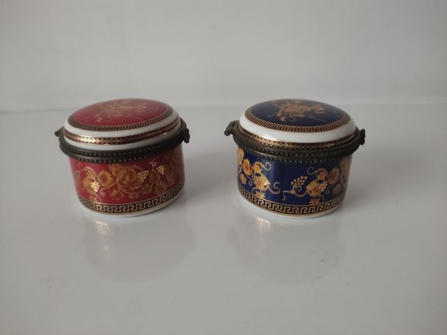 ANTIGUAS CAJITAS PORCELANA SAJONIA