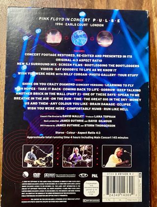 Pink Floyd Pulse DVD - 2xDVD