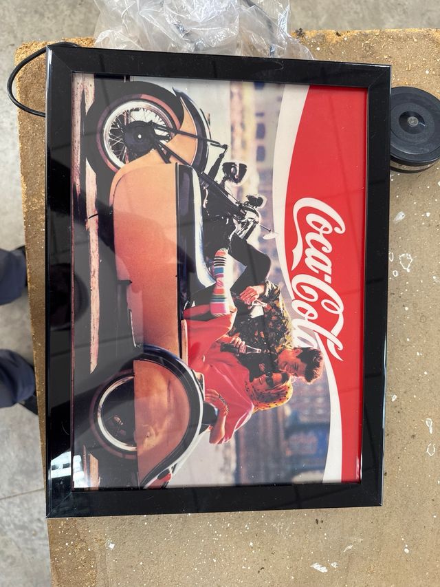 Cuadro luminoso CocaCola vintage PRECIO NEGOCIABLE