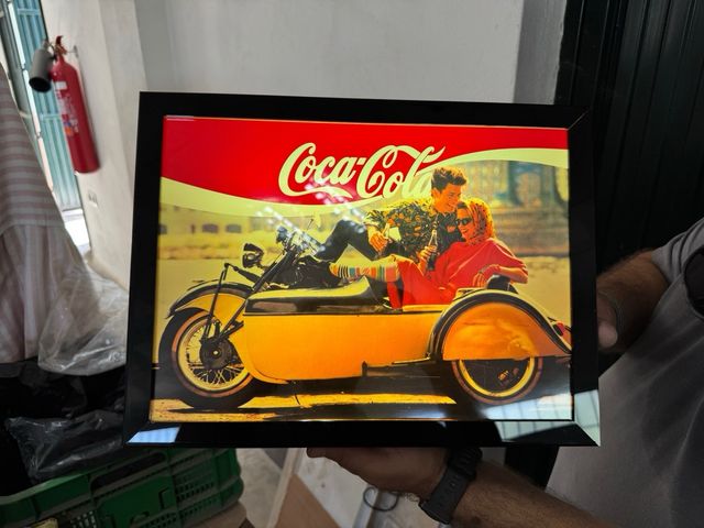 Cuadro luminoso CocaCola vintage PRECIO NEGOCIABLE