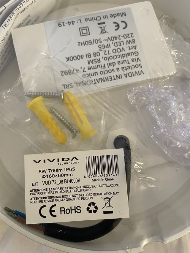 Plafoniera LED Vivida 717096B