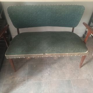 Butaca vintage verde