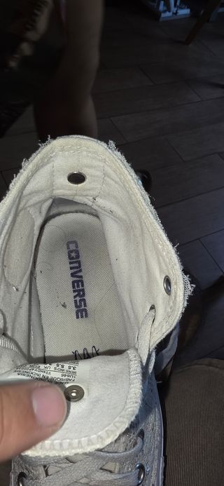 Converse All Star bianche in pizzo