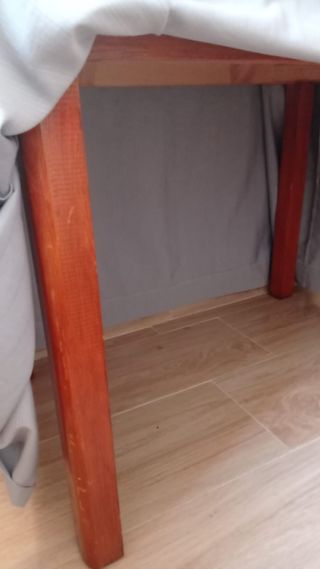 Mesa camilla nogal 66x90x60