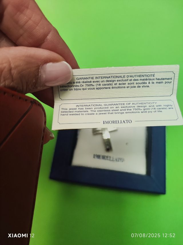 Collana Morellato uomo  argento 925