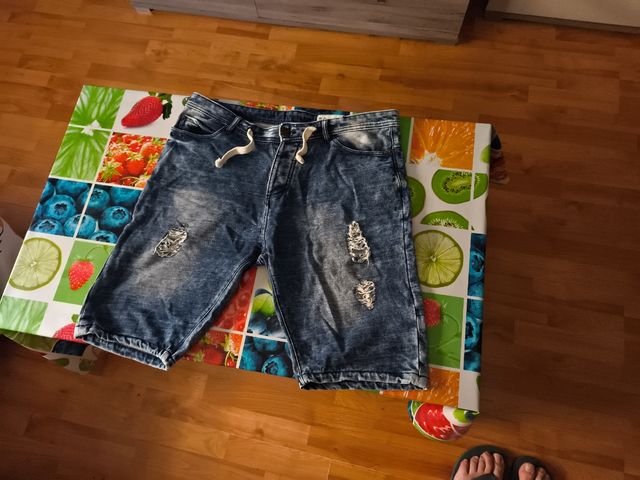 Bermudas Vaqueras Desgastadas