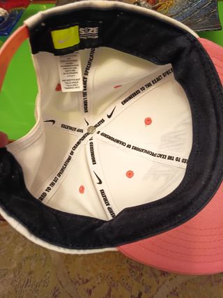 Visera Nike Rosa-Blanca