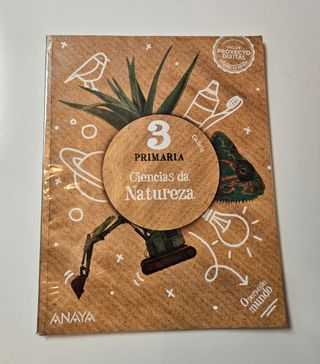Libro Ciencias da Natureza 3º primaria Anaya.