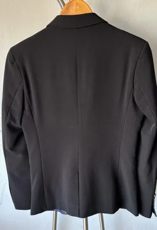 Traje de 3 piezas con piezas con pajarita - Negro