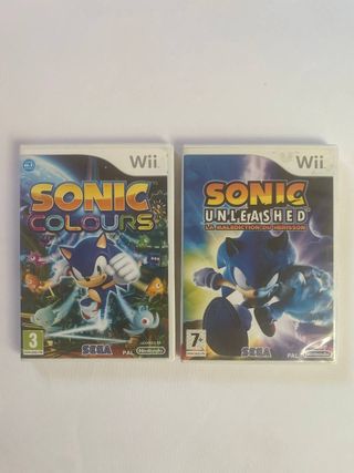 Wii - Sonic Colours & Unleashed