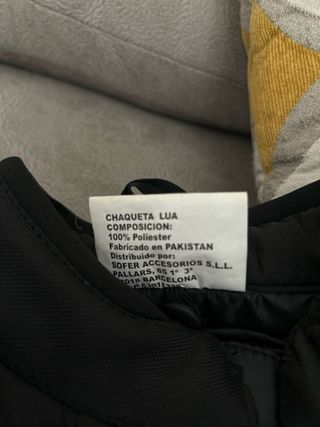 Chaqueta moto cordura negra
