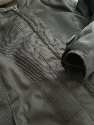 Chaqueta moto cordura negra