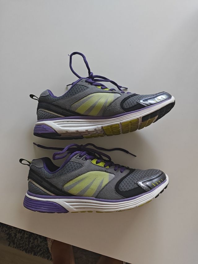 Zapatillas deportivas mujer - Gris/Morado