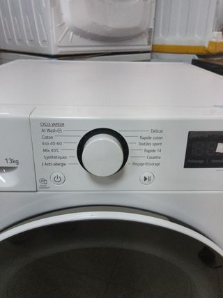 Lavadora LG ojo de buey 13kg A+++