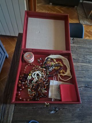 Caja joyero grande vintage