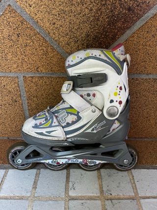 Patines Fila + Protecciones Powerslide