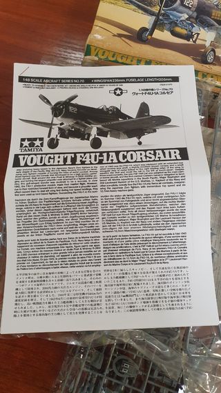 Maqueta TAMIYA F4U-1 Corsair 1/48