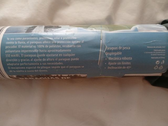 Paraguas pescador.