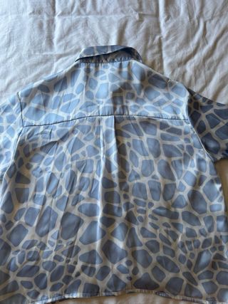 Blusa Zara azul M - Talla 38