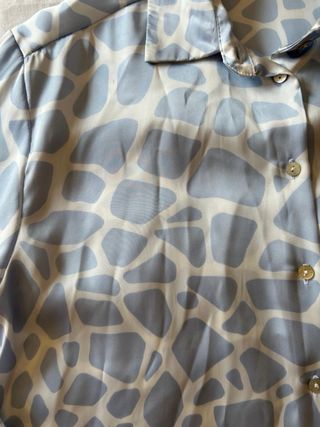 Blusa Zara azul M - Talla 38