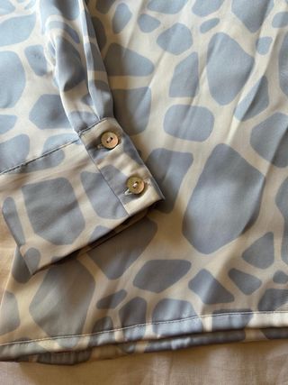 Blusa Zara azul M - Talla 38