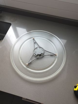 Plato cristal horno microondas Ikea 40cm