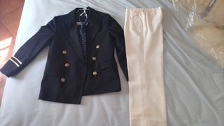 Traje niño comunión - Negro y blanco