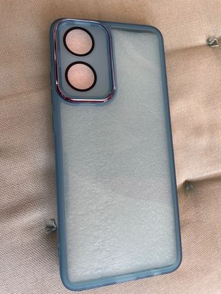 Custodia Oppo A78 4G - Blu trasparente