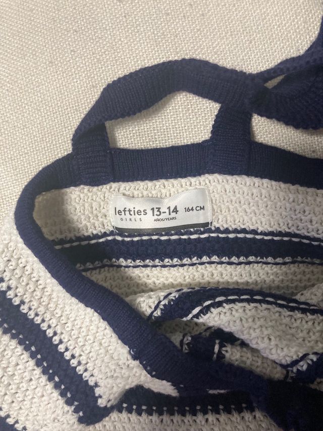 Conjunto veraniego: top rayas + short blanco