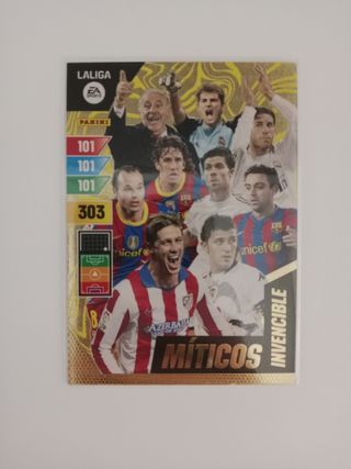 Croma LaLiga Adrenalyn 23/24 Míticos Invencible