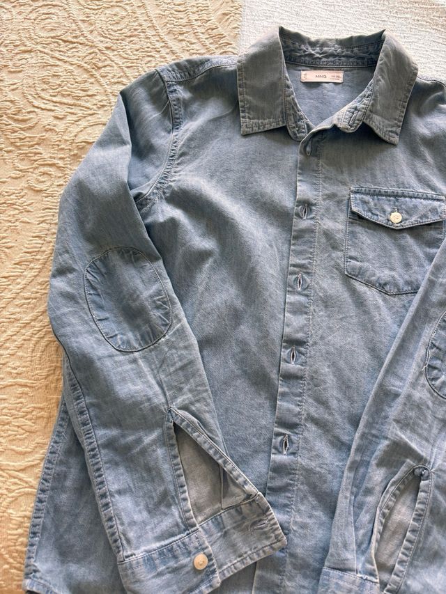 Camicia in denim da bambino MANGO 11-12 anni