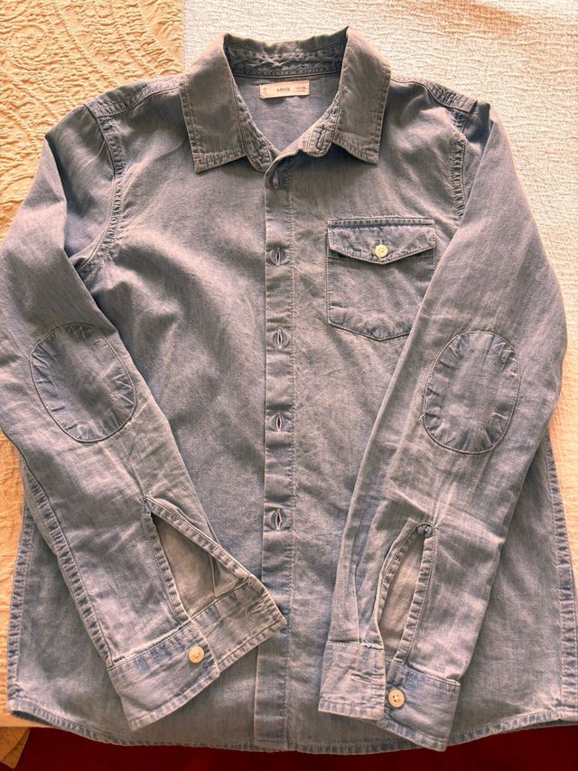 Camicia in denim da bambino MANGO 11-12 anni