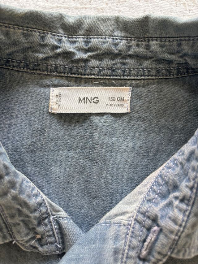 Camicia in denim da bambino MANGO 11-12 anni