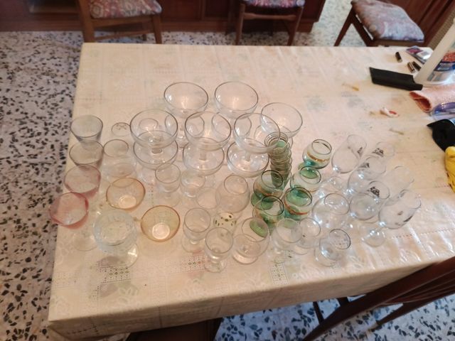 Copas cristal vintage - 30uds