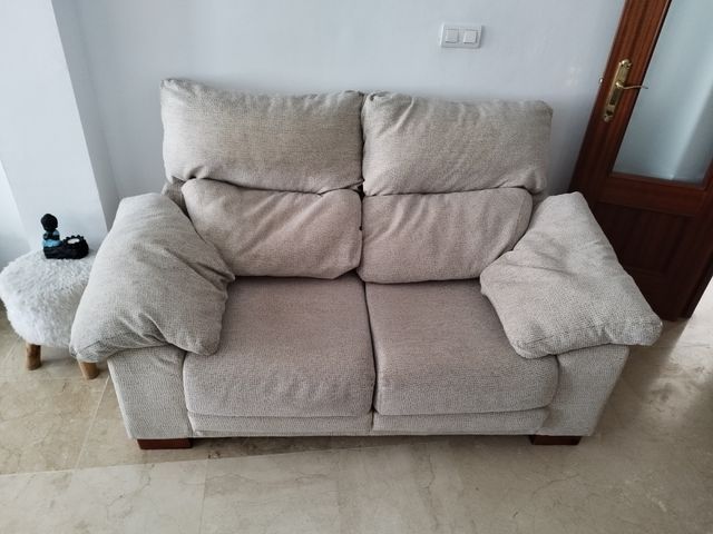 Sofá 2 plazas beige URGE