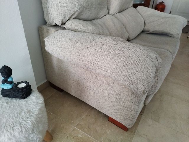 Sofá 2 plazas beige URGE