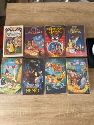 VHS Disney: 8 Películas