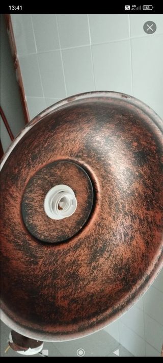 Lampada vintage a sospensione metallo