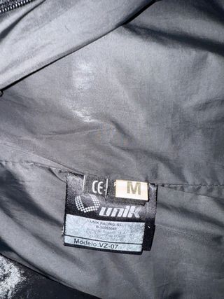 Chaqueta moto negra unik