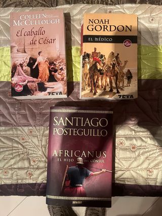NOVELAS Uno por 2 €, tres por 5 €.