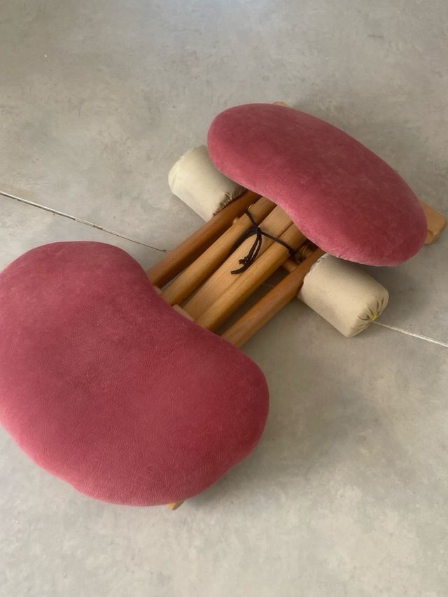 Silla ergonómica madera maciza plegable