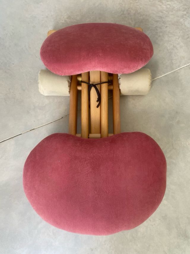 Silla ergonómica madera maciza plegable